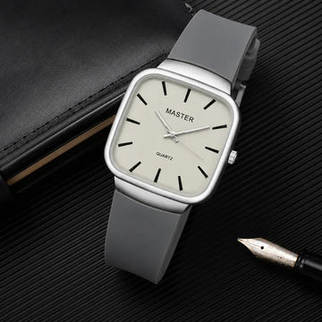 Master Quartz Silicon Strap Watch – Premium Everyday Timepiece
