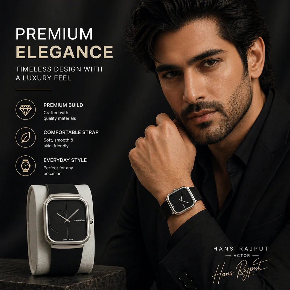 Premium Square Dial Men’s Watch | Time to Upgrade Your Style